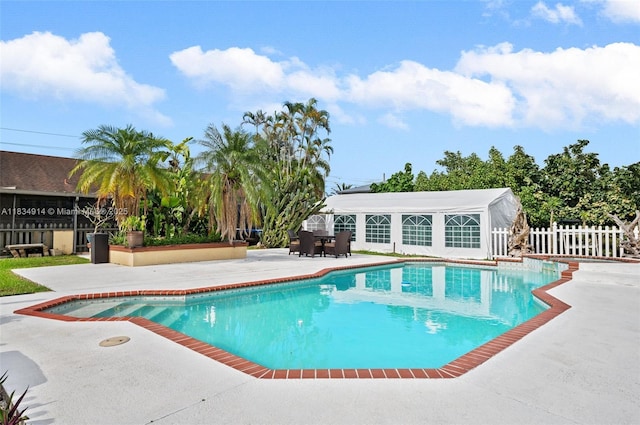 14040 SW 14th St, Davie, FL 33325 - view of pool featuring a patio