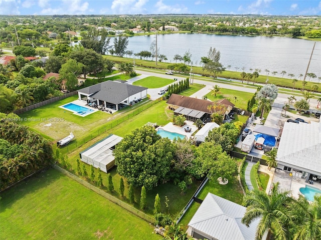 14040 SW 14th St, Davie, FL 33325 - drone / aerial view of a pool area