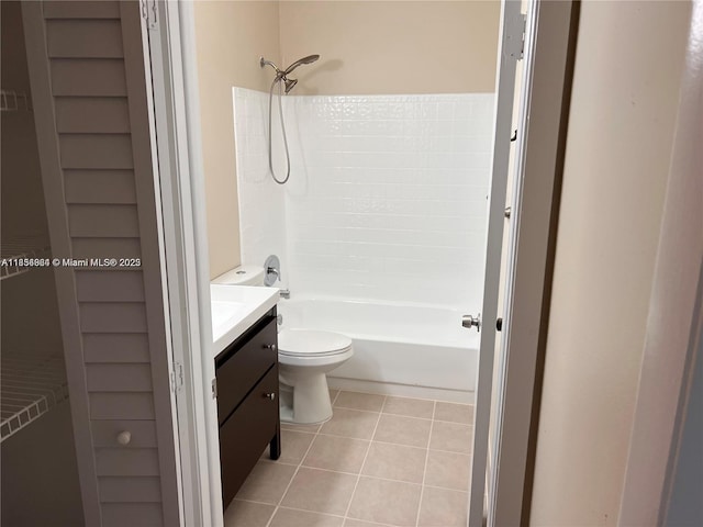 3016 NE 21st Ter Unit 3016, Fort Lauderdale, FL 33306 - bathroom featuring vanity, tile patterned floors, and bathing tub / shower combination