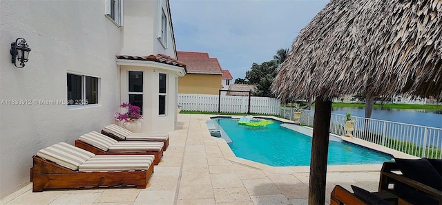 3460 SW 52nd St, Hollywood, FL 33312 - view of pool with a fenced backyard and a patio