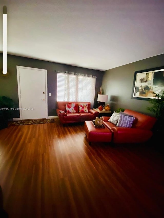 13255 SW 7th Ct Unit 213D, Pembroke Pines, FL 33027 - living area featuring wood finished floors