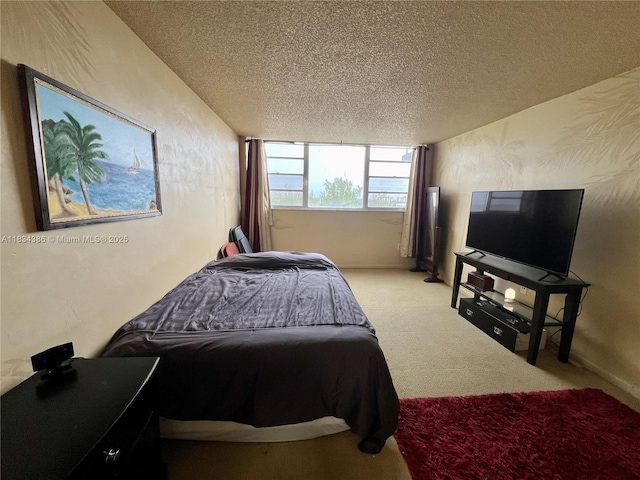 1470 NE 125th Ter Unit 814, North Miami, FL 33161 - carpeted bedroom featuring a textured ceiling