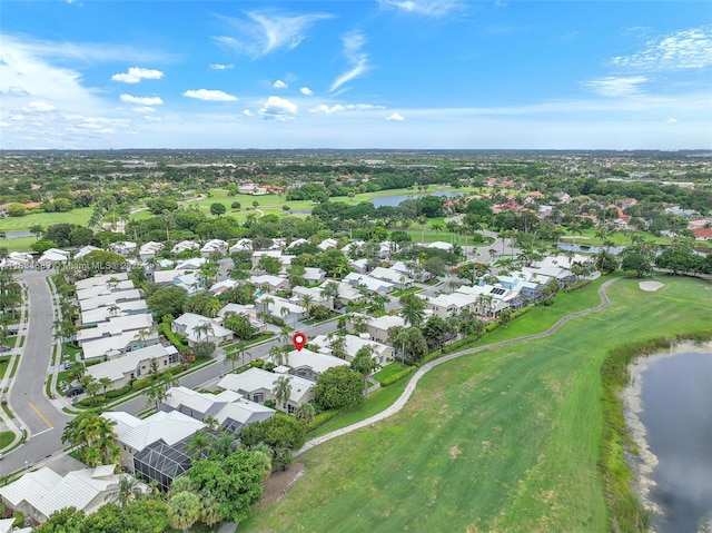 1211 E Wilshire Cir, Pembroke Pines, FL 33027 - aerial view of property and surrounding area with a large body of water and nearby suburban area