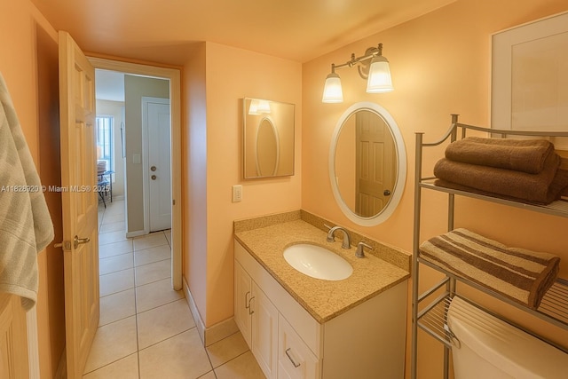 7523 W Sunrise Blvd Unit B2, Plantation, FL 33313 - bathroom with tile patterned flooring and vanity