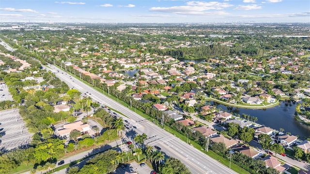 14501 SW 33rd Ct, Miramar, FL 33027 - aerial view of property and surrounding area with a large body of water and nearby suburban area