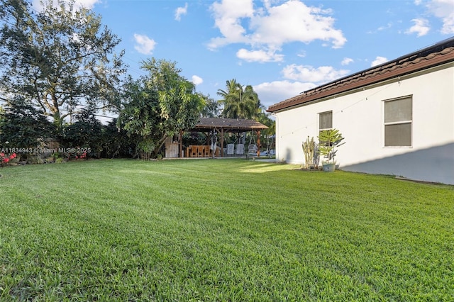 14501 SW 33rd Ct, Miramar, FL 33027 - view of grassy yard featuring a gazebo