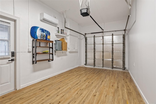 14501 SW 33rd Ct, Miramar, FL 33027 - garage with a wall mounted AC and a garage door opener