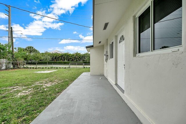 5201 Wiley St, Hollywood, FL 33021 - view of yard featuring a patio