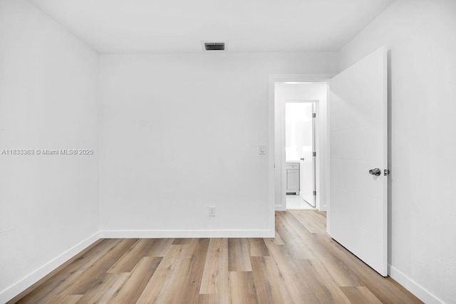 5201 Wiley St, Hollywood, FL 33021 - unfurnished room featuring light wood-type flooring and baseboards