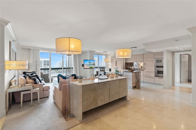 3530 Mystic Pointe Dr Unit 1714, Aventura, FL 33180 - living area featuring plenty of natural light and floor to ceiling windows