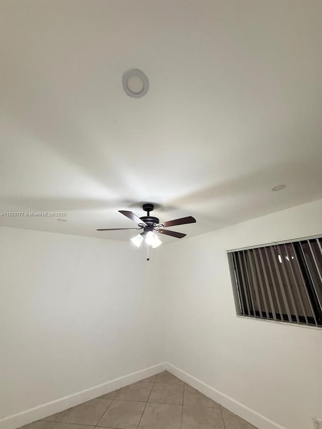 5012 SW 40th Ave Unit 5012, Fort Lauderdale, FL 33312 - spare room with a ceiling fan and light tile patterned floors