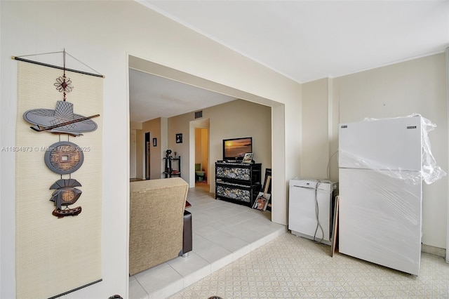 4350 Hillcrest Dr Unit 306, Hollywood, FL 33021 - hall with light tile patterned flooring