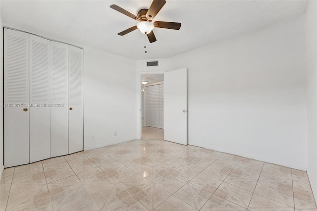 4341 NW 16th St Unit 203, Lauderhill, FL 33313 - unfurnished bedroom with a closet and a ceiling fan