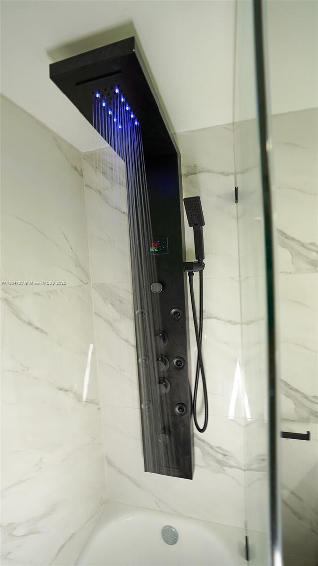 9601 Sunrise Lakes Blvd Unit 311, Sunrise, FL 33322 - detailed view of a marble finish shower