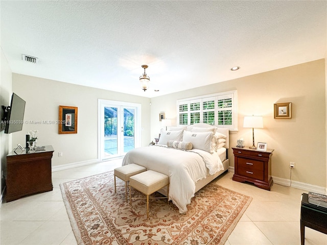 8225 SW 151st St, Palmetto Bay, FL 33158 - bedroom featuring access to outside, french doors, and light tile patterned floors