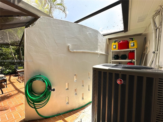 8225 SW 151st St, Palmetto Bay, FL 33158 - exterior view of a cooling unit and stucco siding