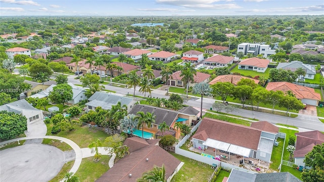 17130 SW 93rd Ave, Palmetto Bay, FL 33157 - aerial perspective of suburban area with a pool
