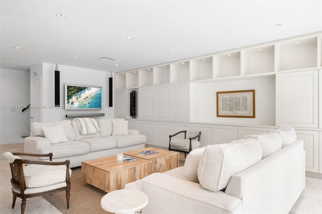1231 96th St, Bay Harbor Islands, FL 33154 - living room with recessed lighting