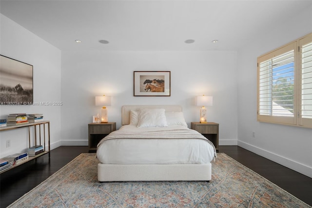 1231 96th St, Bay Harbor Islands, FL 33154 - bedroom featuring wood finished floors and recessed lighting