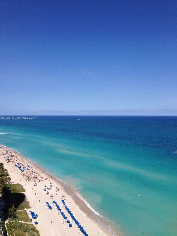 17121 Collins Ave Unit 2803, Sunny Isles Beach, FL 33160 - water view with local beach