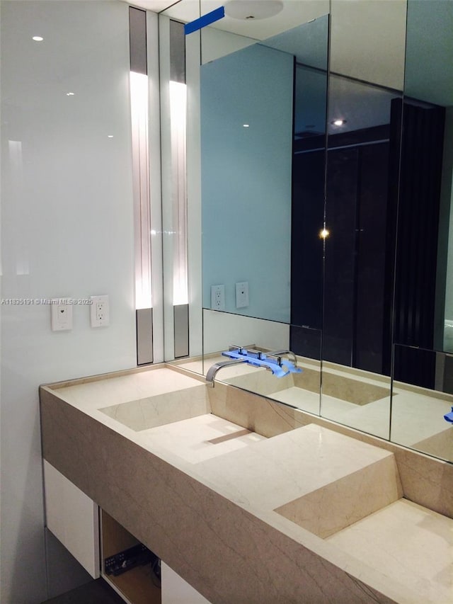 17121 Collins Ave Unit 2803, Sunny Isles Beach, FL 33160 - bathroom featuring vanity