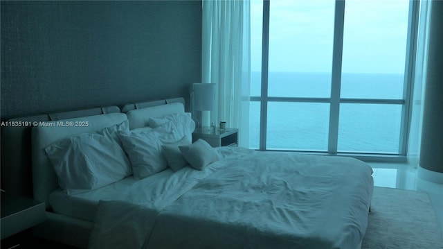 17121 Collins Ave Unit 2803, Sunny Isles Beach, FL 33160 - bedroom with a water view