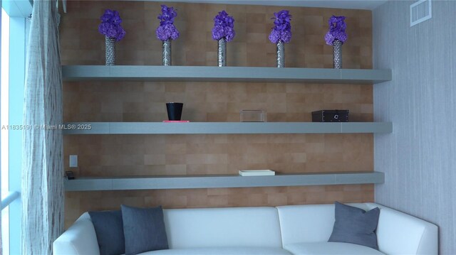 17121 Collins Ave Unit 2803, Sunny Isles Beach, FL 33160 - detailed view of wallpapered walls