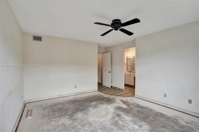 4965 E Sabal Palm Blvd Unit 207, Tamarac, FL 33319 - unfurnished bedroom featuring ensuite bath and ceiling fan