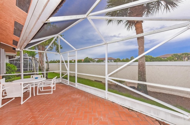 5570 Royal Lake Cir, Boynton Beach, FL 33437 - view of unfurnished sunroom