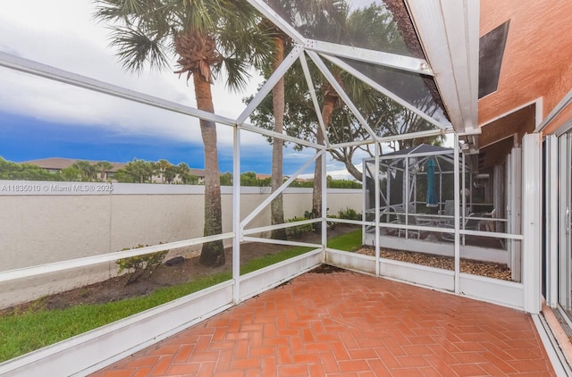 5570 Royal Lake Cir, Boynton Beach, FL 33437 - view of unfurnished sunroom