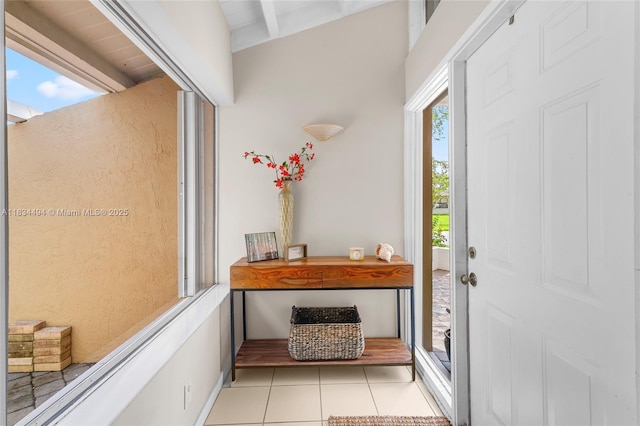 5001 SW 11th Cir, Margate, FL 33068 - entryway featuring light tile patterned floors