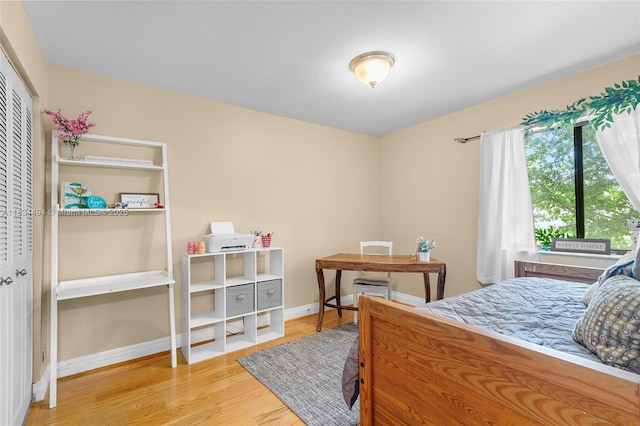 5001 SW 11th Cir, Margate, FL 33068 - bedroom featuring wood finished floors and a closet