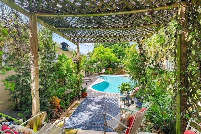 5001 SW 11th Cir, Margate, FL 33068 - swimming pool featuring a pergola and a patio