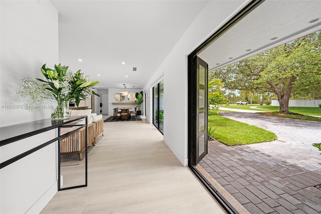 15121 SW 69th Ct, Palmetto Bay, FL 33158 - hallway with recessed lighting