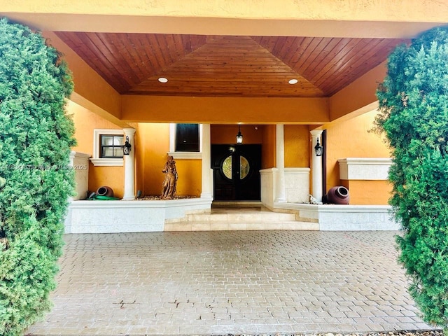 8565 NW 168th Ter, Miami Lakes, FL 33016 - view of exterior entry with stucco siding