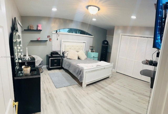 8565 NW 168th Ter, Miami Lakes, FL 33016 - bedroom with wood finished floors and recessed lighting