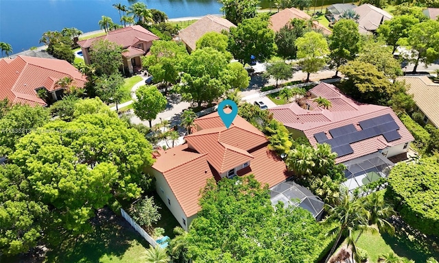 531 Stonemont Dr, Weston, FL 33326 - aerial view of residential area with a nearby body of water