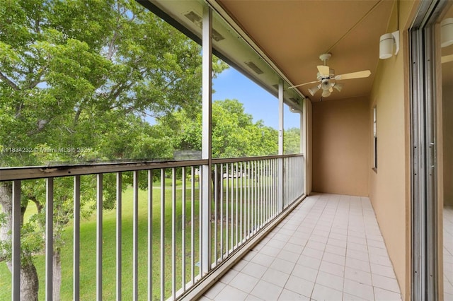 800 SW 131st Ave Unit 406F, Pembroke Pines, FL 33027 - balcony featuring ceiling fan