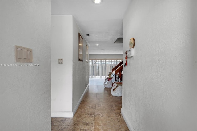 8256 NW 9th Ct Unit 2, Plantation, FL 33324 - hall featuring baseboards and recessed lighting