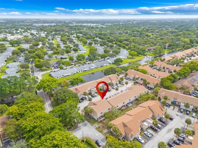 8256 NW 9th Ct Unit 2, Plantation, FL 33324 - aerial perspective of suburban area featuring a nearby body of water