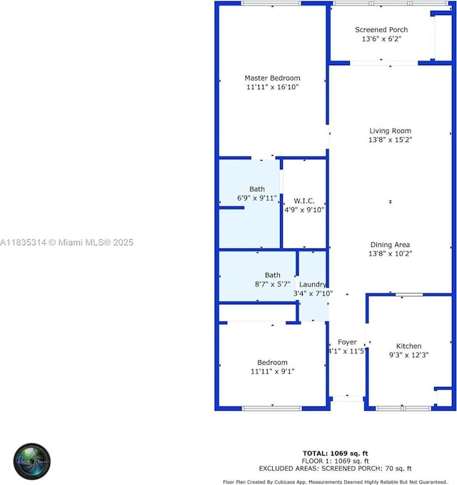 1300 SW 125th Ave Unit 406K, Pembroke Pines, FL 33027 - view of room layout