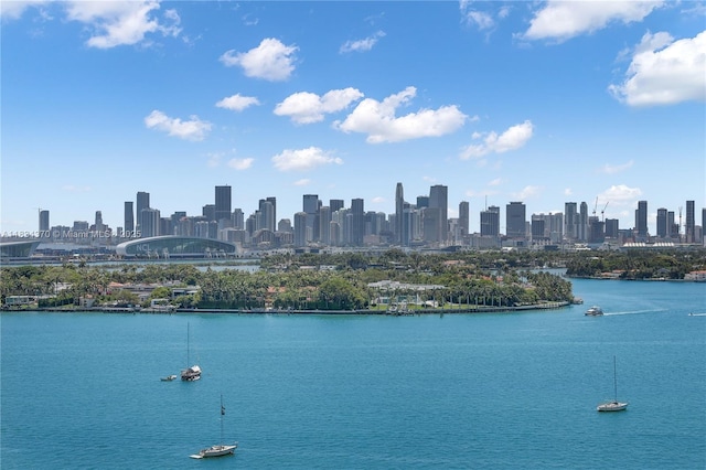 1100 W Ave Unit 1614, Miami Beach, FL 33139 - water view with city skyline