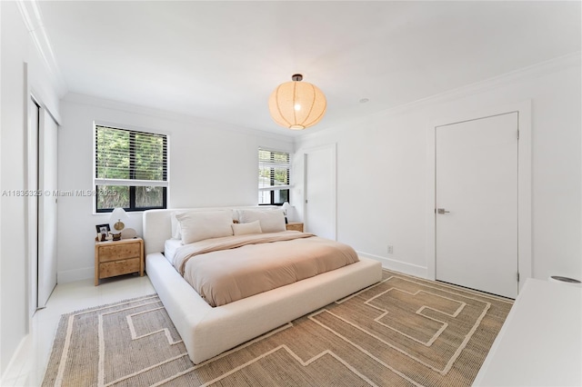 2485 SW 19th Ter, Miami, FL 33145 - bedroom with crown molding
