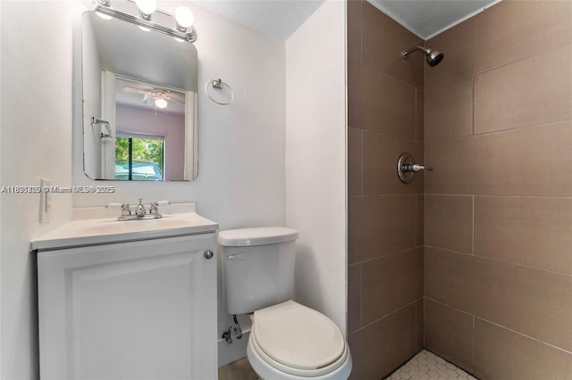 2485 SW 19th Ter, Miami, FL 33145 - bathroom featuring a tile shower and vanity
