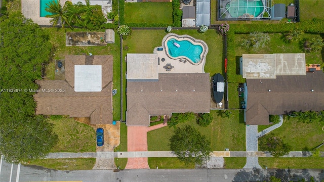 11193 SW 113th Ter, Miami, FL 33176 - drone / aerial view of a pool