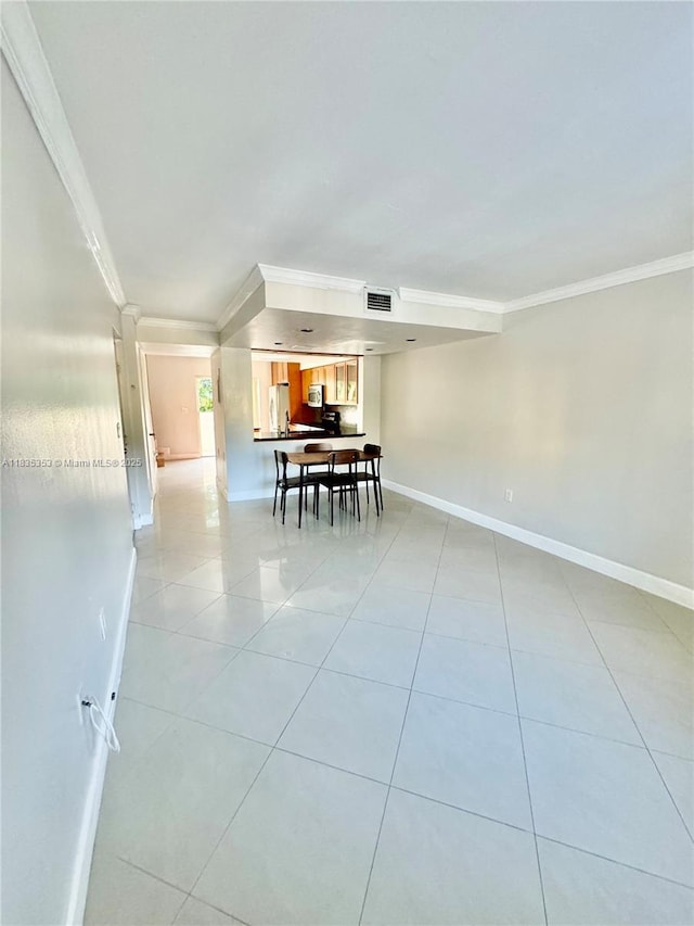8240 SW 149th Ct Unit 7-202, Miami, FL 33193 - dining room with ornamental molding and light tile patterned floors