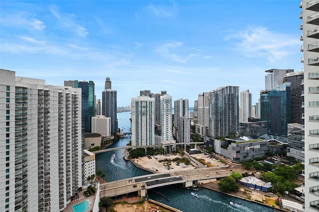90 SW 3rd St Unit 3810, Miami, FL 33130 - view of city skyline featuring a notable bridge and a nearby body of water