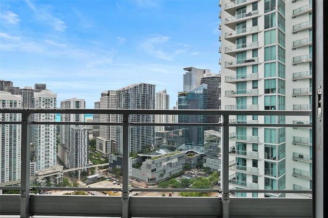 90 SW 3rd St Unit 3810, Miami, FL 33130 - balcony featuring a city view