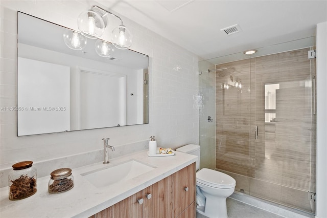 90 SW 3rd St Unit 3810, Miami, FL 33130 - bathroom with a stall shower and vanity