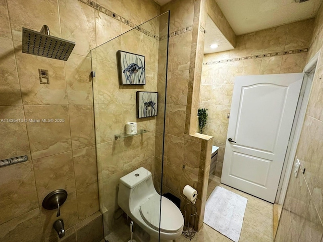 7427 NW 113th Path, Doral, FL 33178 - bathroom with tile walls and toilet
